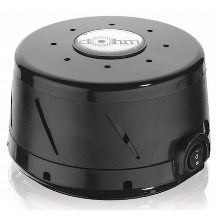 Dohm Classic Sound Machine, Black, 120, 5 1/2 in Dia. MPN:M1DSUSBK
