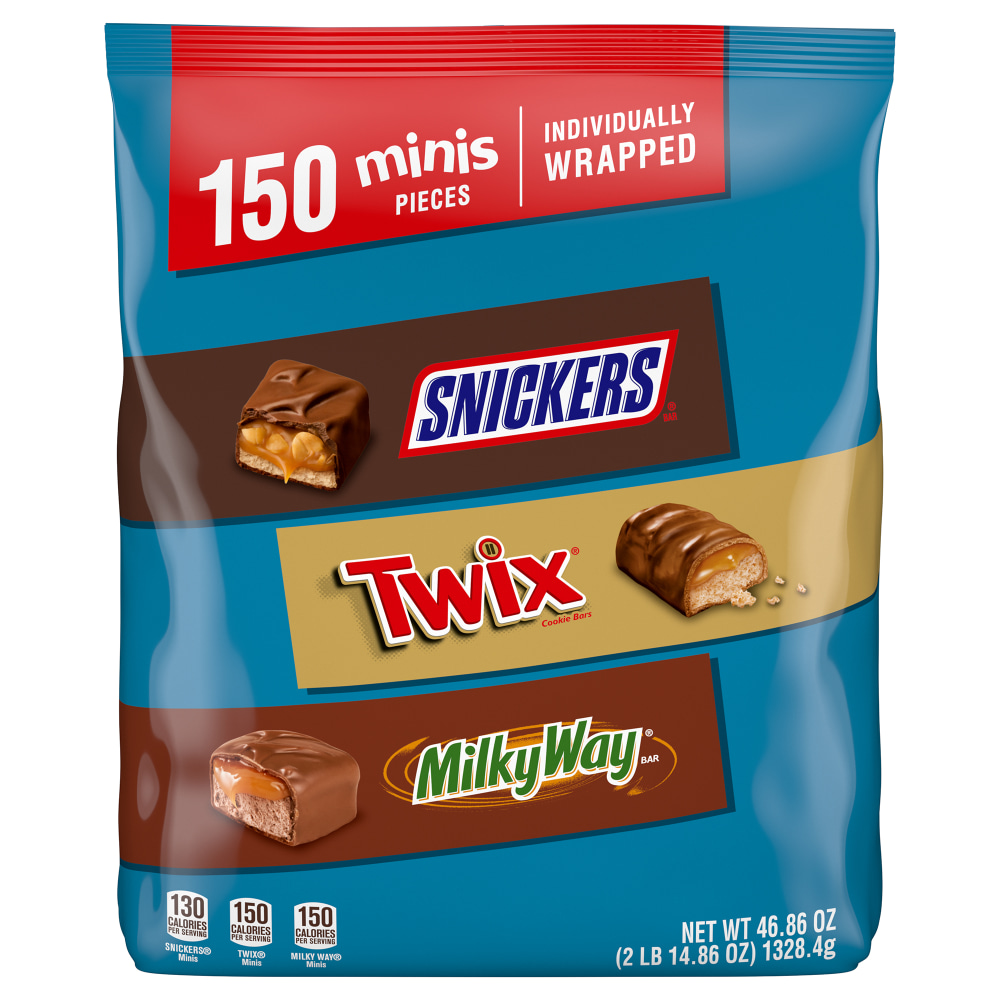 Mars Mixed Chocolate Variety Minis, 46.86 Oz MPN:040000597988