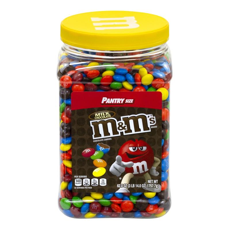M&Ms Milk Chocolate Candies Jar, 62 Oz MPN:209-00059