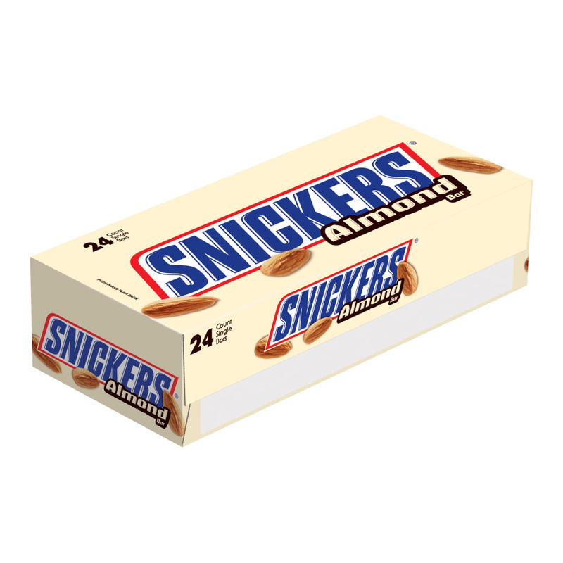 Snickers Almond Bar, 1.76 Oz, Box Of 24 MPN:209-02448