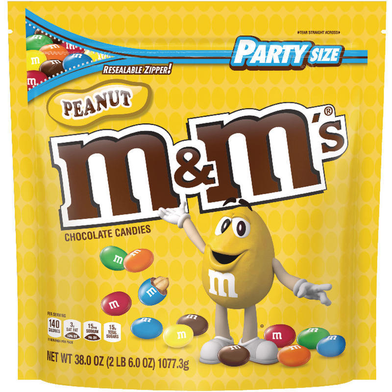 M&Ms Peanut Chocolate Candies, 38 Oz MPN:M&M PEANUT 38OZ