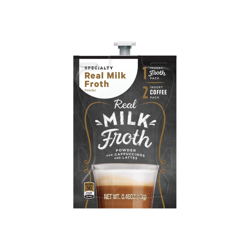 FLAVIA Coffee ALTERRA Single-Serve Coffee Freshpacks, Real Milk Froth Powder, Carton Of 72 MPN:A122UOM