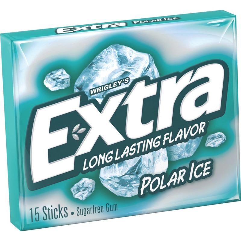Wrigley Extra Polar Ice Chewing Gum Mint 10 / Box MPN:22036