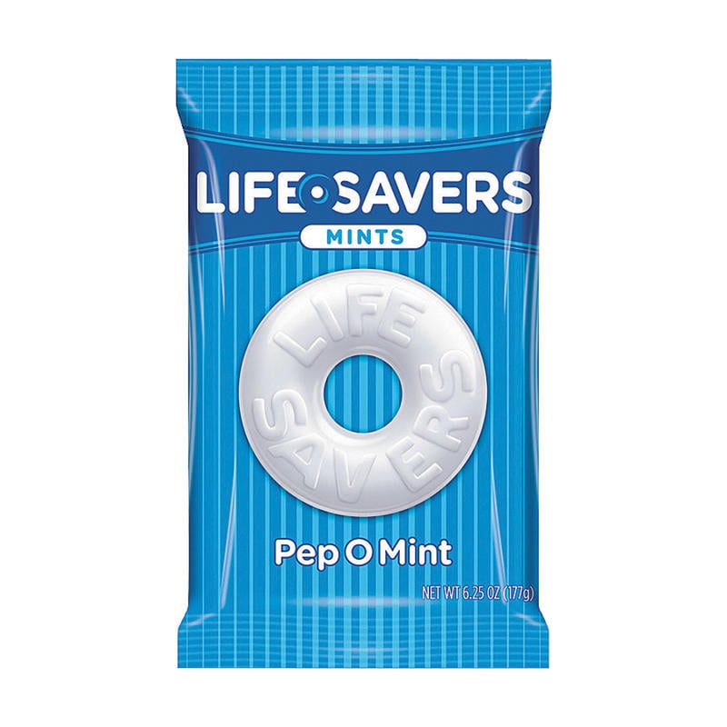 Life Savers, Pep-O-Mint, 6.25 Oz  Bag (Min Order Qty 17) MPN:08503