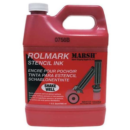 Stencil Ink, Red MPN:20909