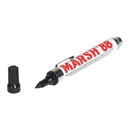 88 Valve Markers, Black, PK12 MPN:MK101BK