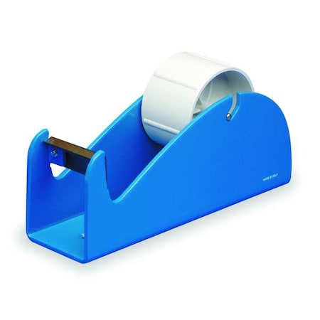 Tape Dispenser, 2 in Max. Tape Width. 5 1/2 in Tape Core Dia, Not Applicable, Steel, Blue MPN:922