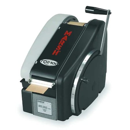 Tape Dispensing Machine, 3 Max. Tape Width. 9 in Tape Core Dia, Metal, Plastic, Black MPN:TDH