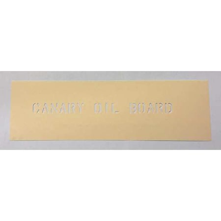 Oil Stencil Board, Paper, Yellow, 24