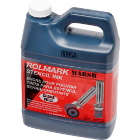 Marsh® Rolmark Stencil Ink 1 Qt. Black 20903 - Pkg Qty 12