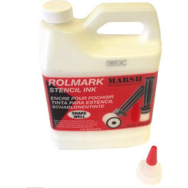 Marsh® Rolmark Stencil Ink 1 Qt. White 20923