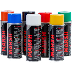 Marsh® Spray Stencil Ink 11 oz. Aerosol Can Red 30399 - Pkg Qty 12