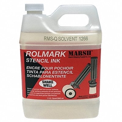 Stencil Ink Cleaning Solvent Clear 1 qt. MPN:RMS-Q