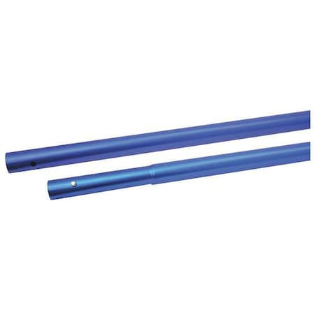 Push Button Handle, 1-3/4x72 In, Alum, Blue MPN:17-8ASU