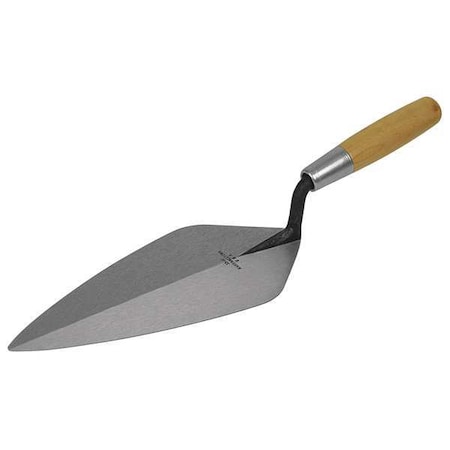London Trowel, 12inL, 5 1/8inW, CarbonSteel MPN:33 12