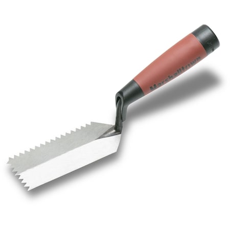 Notched Margin Trowel, V-Soft, 1/4