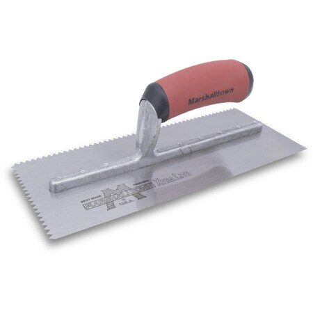 Notched Trowel, V-Handle, 7/32