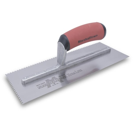 Notched Trowel, U-Handle, 3/32