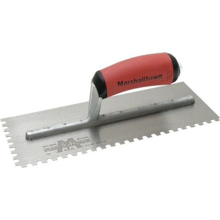 Notched Trowel, Left Hand, 1/4