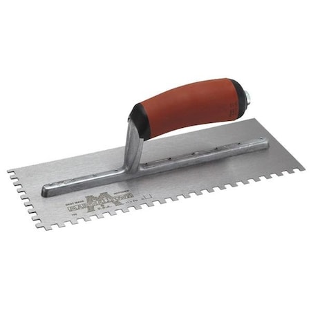 Notched Trowel, Left Hand, 1/4