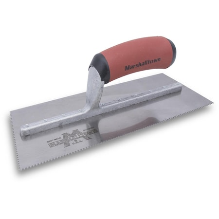 Notched Trowel, Left, 1/16