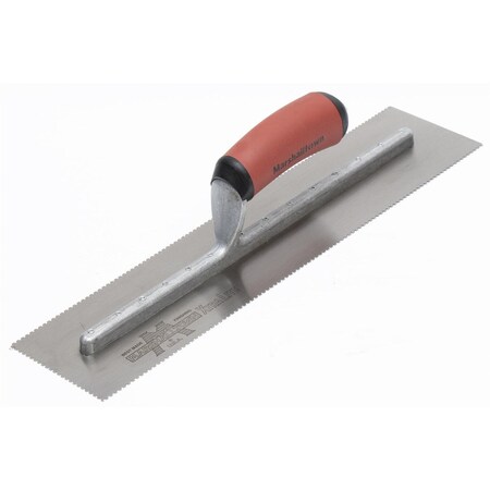 Notched Trowel, 3-Side, 1/16