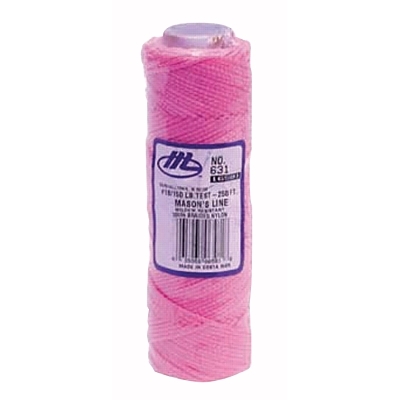 631 250' MASON'S Line Fluorescent Pink Braid MPN:16581