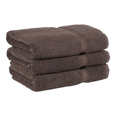 Bath Towel, 52 in L, Brown MPN:7135300