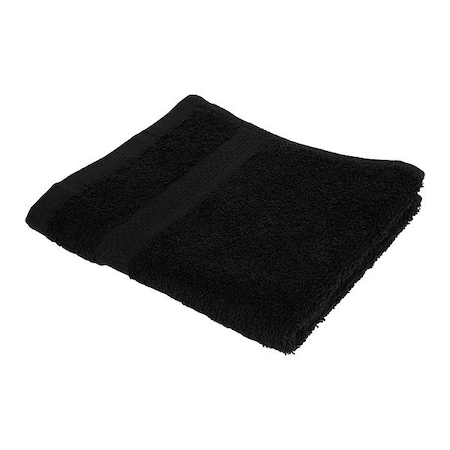 Wash Cloth, 13 in L, Black MPN:7135309