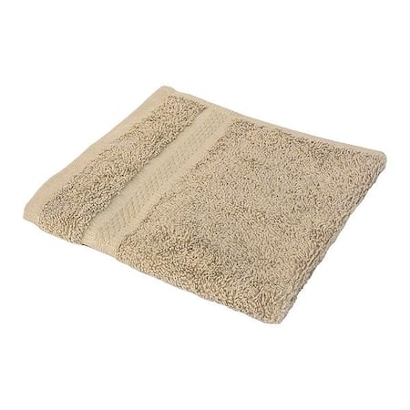 Wash Cloth, 13 in L, Khaki MPN:7135312