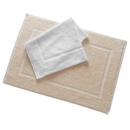 Bath Mat, Ecru, 20x34, PK12 MPN:7135333