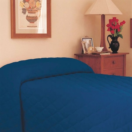 Bedspread, 118 in L, Navy MPN:MAINSPREAD NAVY