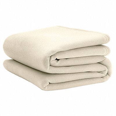 D9497 Fleece Blanket King 108x90 in Ivory PK4 MPN:1B06724