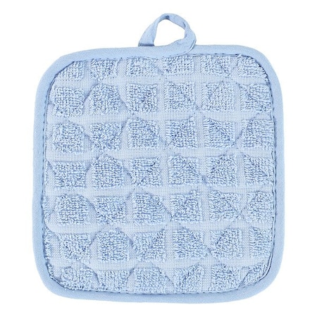 Pot Holder, Ring-Spun Cotton, Blue, PK48 MPN:1C41651