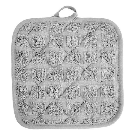 Pot Holder, Ring-Spun Cotton, Gray, PK48 MPN:1C41653