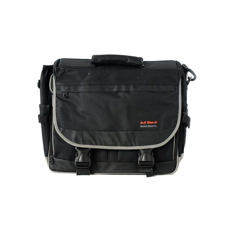 Martin F. Weber Just Stow-It Ultimate Artist Messenger Bag With 17in Laptop Pocket, Black MPN:JS1007A