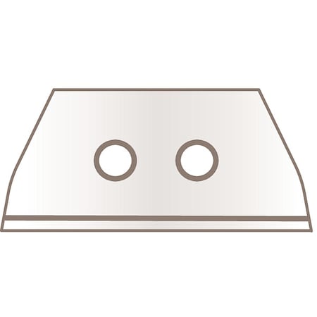Steel Replacement Blade, 3.7 g W, PK100 MPN:60095.7