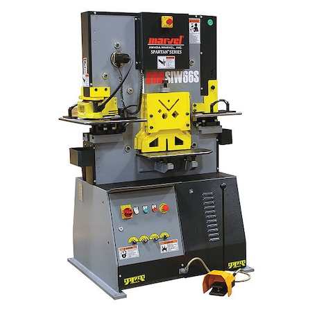Hydraulic Ironworker, 62 tons Max. Force MPN:MSIW66S