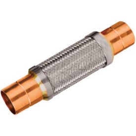 Braided Stainless Steel Hose w/ Copper Sweat Ends - 20-1/2