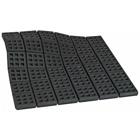 Vibration Isolator Pad, 3/4 in H MPN:20UZ20