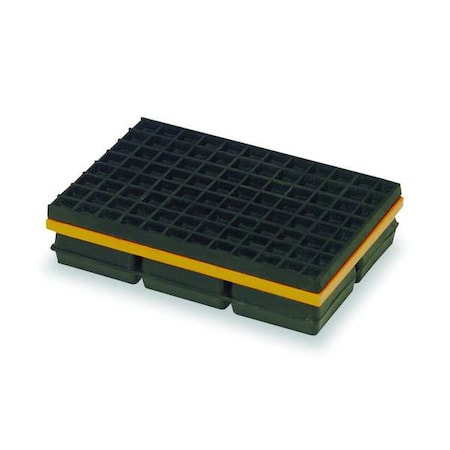 Vibration Isolation Pad, 10x12x1 1/4 In MPN:2LVP6