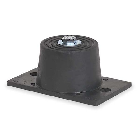 Floor Mount Vibration Isolator, Neoprene MPN:4C997