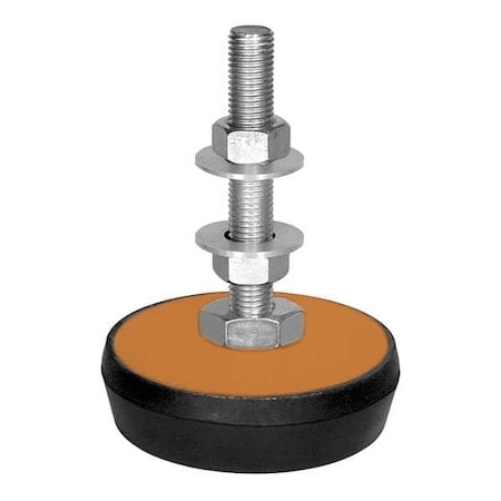Machine Leveling Mount, 500 Lb Max Cap MPN:MLS500