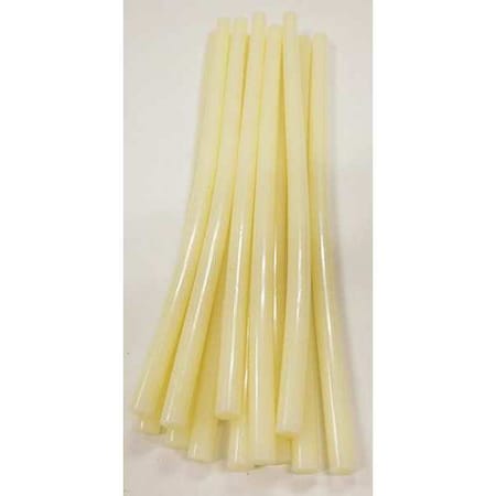 Hot Melt Adhesive, Clear, 1/2 in Dia, 12
