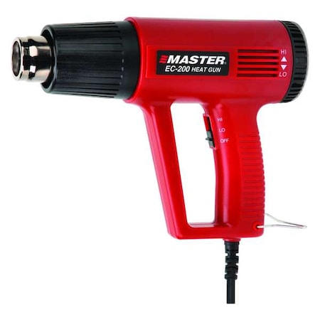 Heat Gun, Corded Powered, 120V AC, Variable Temp. Setting, Pistol-Grip Handle MPN:EC-200