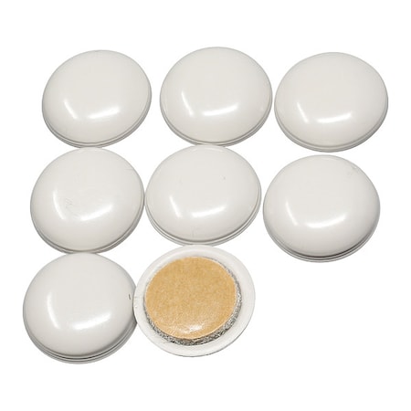 Furniture Glide, Self-Stick, Round, 3/4, PK8 MPN:87001