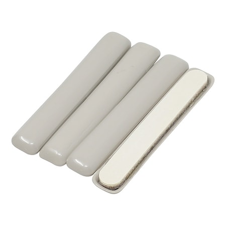 Furniture Glides, Self-Stick, Rect., 4
