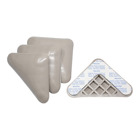 Furniture Glides, SelfStick, Tri, 4-1/2, PK4 MPN:87006