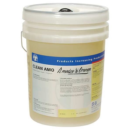 Solvent Cleaner/Degreaser, 5 Gal Pail, Liquid, Clear MPN:CLAMO-5G