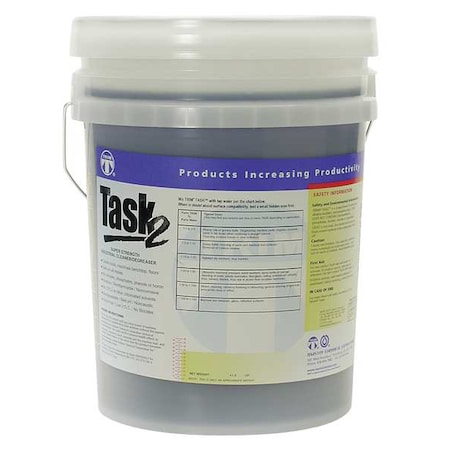 Super Strength Industrial Cleaner, Pail, 5 gal, Mild MPN:TASK2GF-5G